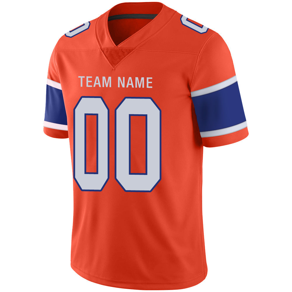Custom D.Broncos Stitched American Football Jerseys Orange Personalize Birthday Gifts Jersey