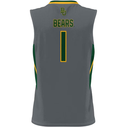 #1 B.Bears GameDay Greats Lightweight Basketball Jersey - Gray Stitched American College Jerseys