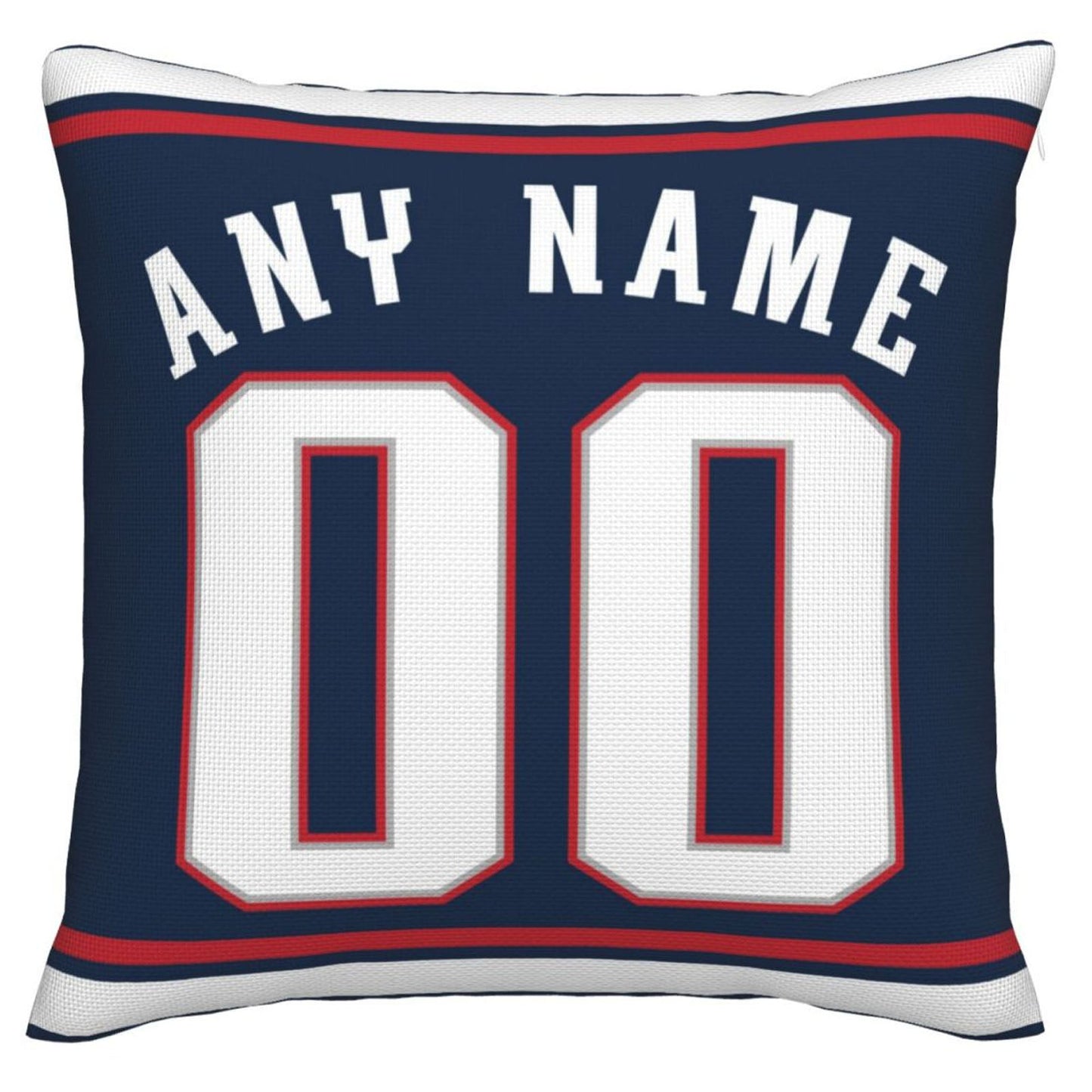 Custom NE.Patriots Pillow Decorative Throw Pillow Case - Print Personalized Football Team Fans Name & Number Birthday Gift Football Pillows