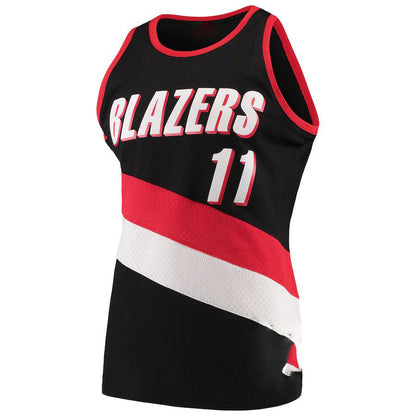 P.Trail Blazers #11 Arvydas Sabonis Mitchell & Ness Hardwood Classics Swingman Jersey  Black Stitched American Basketball Jersey