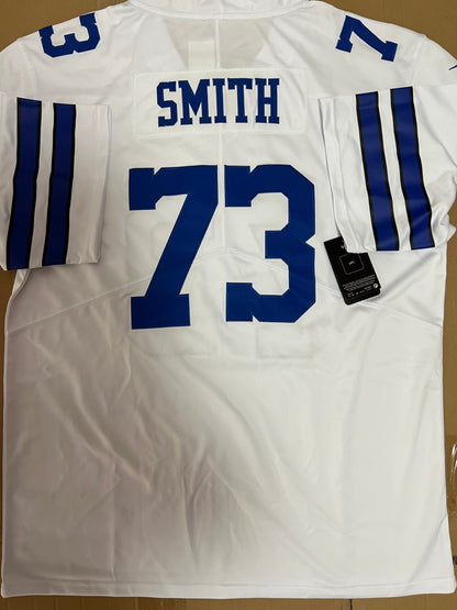 Tyler Smith Jerseys White D.Cowboys New Number 73  Football Jerseys