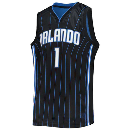 O.Magic #1 Jonathan Isaac 2021-22 Diamond Swingman Jersey Black Icon Edition Stitched American Basketball Jersey