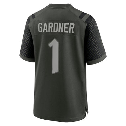 NY.Jets #1 Ahmad Sauce Gardner 2025 Rivalries Collection Game Jersey - Gotham Green Stitched American Football Jerseys