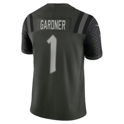 NY.Jets #1 Ahmad Sauce Gardner 2025 Rivalries Collection Limited Jersey - Gotham Green Stitched American Football Jerseys