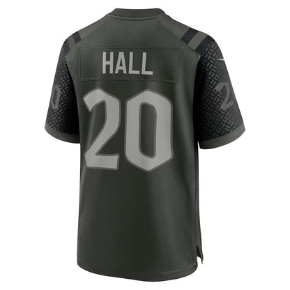 NY.Jets #20 Breece Hall 2025 Rivalries Collection Game Jersey - Gotham Green Stitched American Football Jerseys