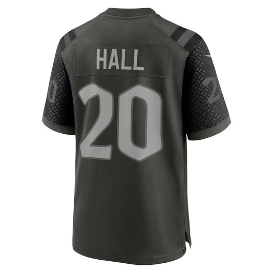 NY.Jets #20 Breece Hall 2025 Rivalries Collection Game Jersey - Gotham Green Stitched American Football Jerseys
