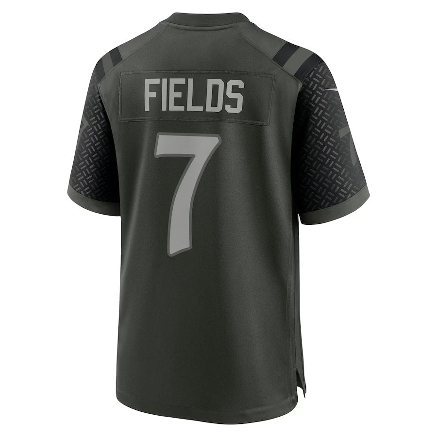 NY.Jets #7 Justin Fields 2025 Rivalries Collection Game Jersey - Gotham Green Stitched American Football Jerseys