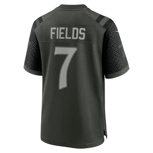 NY.Jets #7 Justin Fields 2025 Rivalries Collection Game Jersey - Gotham Green Stitched American Football Jerseys