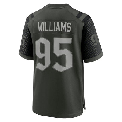 NY.Jets #95 Quinnen Williams 2025 Rivalries Collection Game Jersey - Gotham Green Stitched American Football Jerseys