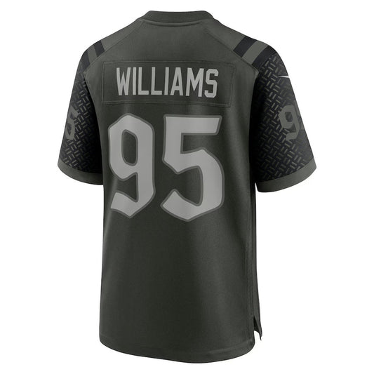 NY.Jets #95 Quinnen Williams 2025 Rivalries Collection Game Jersey - Gotham Green Stitched American Football Jerseys