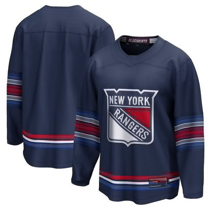 NY.Rangers Fanatics Alternate Premier Breakaway Jersey - Navy Stitched American Hockey Jerseys