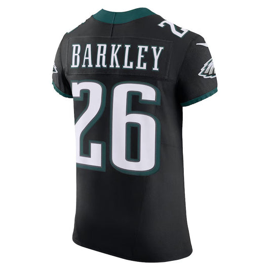 P.Eagles #26 Saquon Barkley Black Alternate Vapor F.U.S.E. Elite Stitched American Football Jerseys