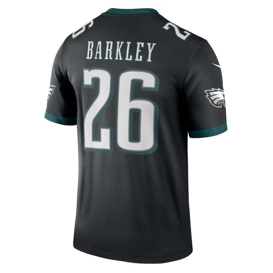 P.Eagles #26 Saquon Barkley Black Legend Player Performance Top Stitched American Football Jerseys