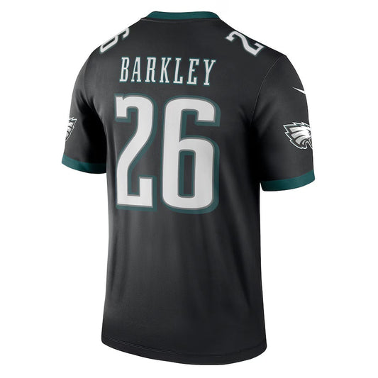 P.Eagles #26 Saquon Barkley Black Legend Player Performance Top Stitched American Football Jerseys