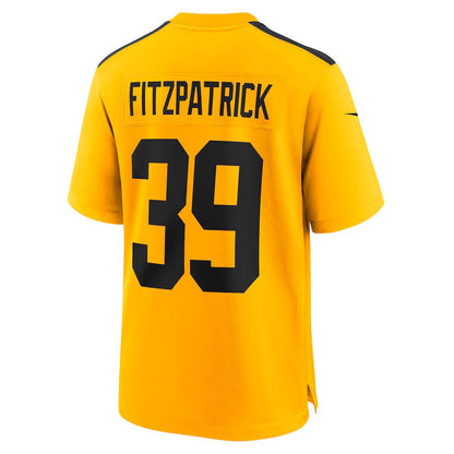 P.Steelers #39 Minkah Fitzpatrick Gold Alternate Game Stitched American Football Jerseys