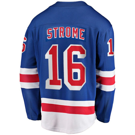 NY.Rangers #16 Ryan Strome Fanatics Branded Team Color Breakaway Player Jersey Blue Stitched American Hockey Jerseys
