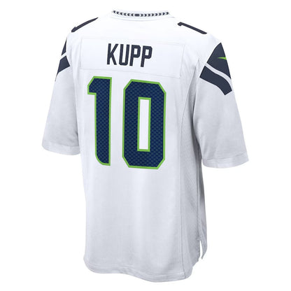 S.Seahawks #10 Cooper Kupp White 50th Season Game Stitched American Football Jerseys