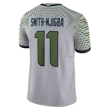 S.Seahawks #11 Jaxon Smith-Njigba 2025 Rivalries Collection Limited Jersey - Wolf Gray Stitched American Football Jerseys