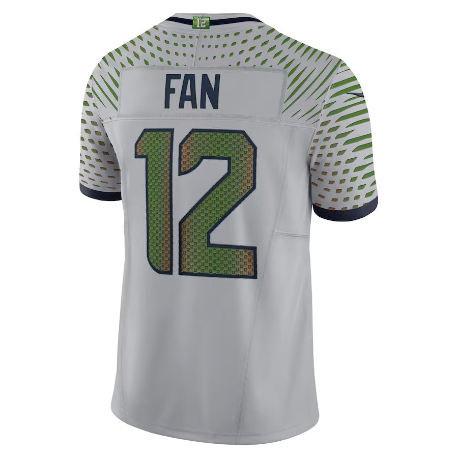 S.Seahawks #12s 2025 Rivalries Collection Limited Jersey - Wolf Gray Stitched American Football Jerseys