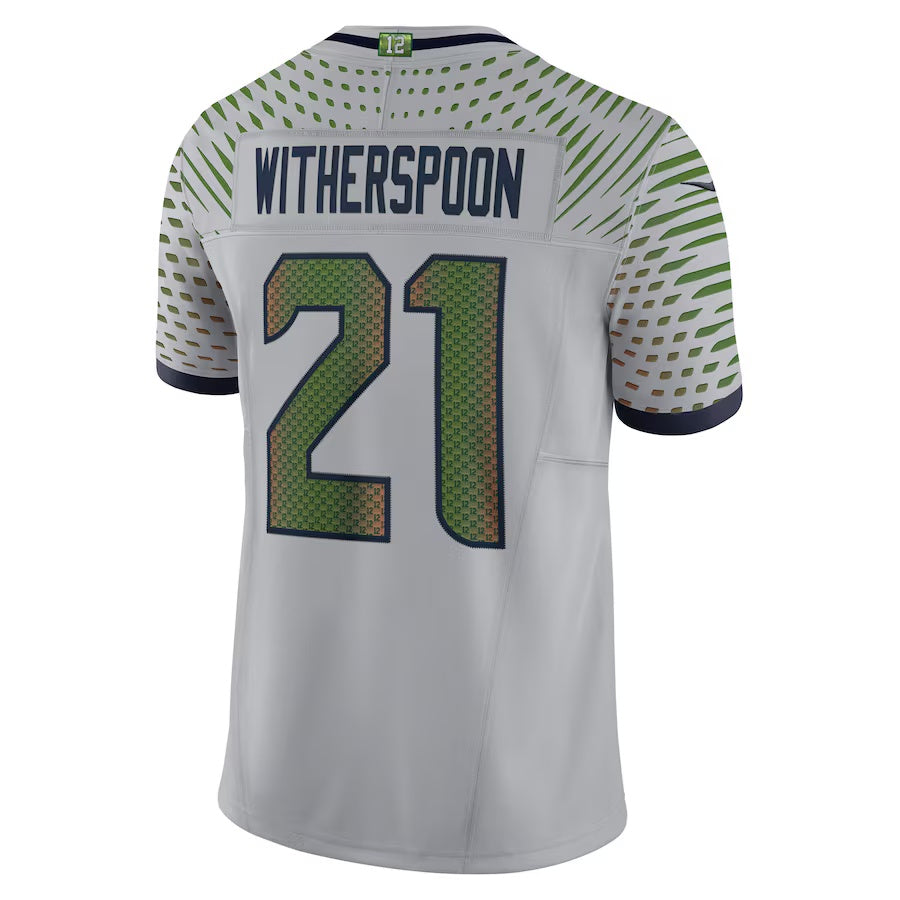 S.Seahawks #21 Devon Witherspoon 2025 Rivalries Collection Limited Jersey - Wolf Gray Stitched American Football Jerseys