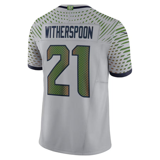S.Seahawks #21 Devon Witherspoon 2025 Rivalries Collection Limited Jersey - Wolf Gray Stitched American Football Jerseys