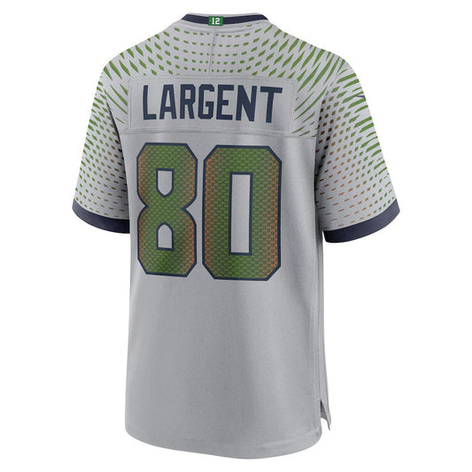 S.Seahawks #80 Steve Largent 2025 Rivalries Collection Retired Player Game Jersey - Wolf Gray Stitched American Football Jerseys