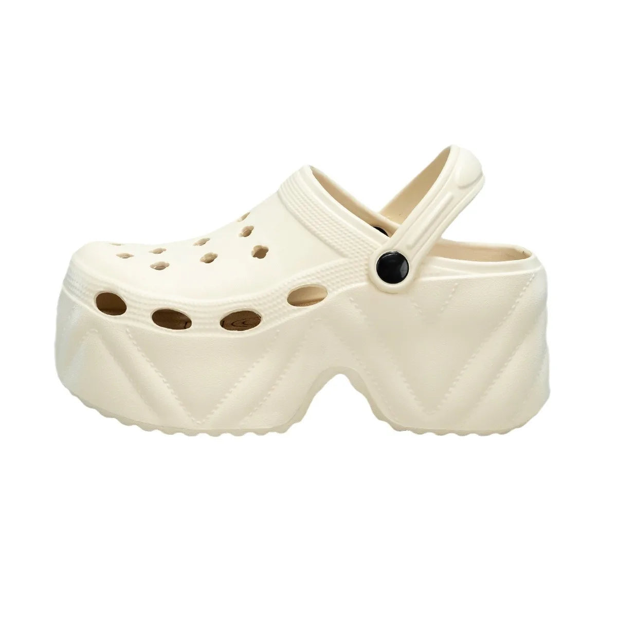 Eva Chunky Platform Sandals for Women Summer Thick Bottom Clogs Slippers Woman Closed Toe Non-Slip Beach Garden Shoes Slide