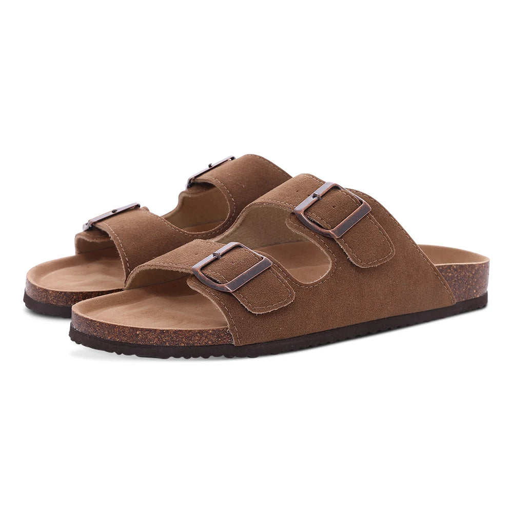 CRACOMIN Women Classic Clogs Cork Footbed Slippers Slip-on Cork Sandals Feamle Unisex Beach Shoes Outdoor Men Mules And Clogs
