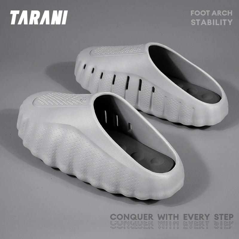 Men's Lightweight Breathable Outdoor Casual Slippers Women's Summer Soft EVA Slides Female Male Couples Outdoor Street Sandals