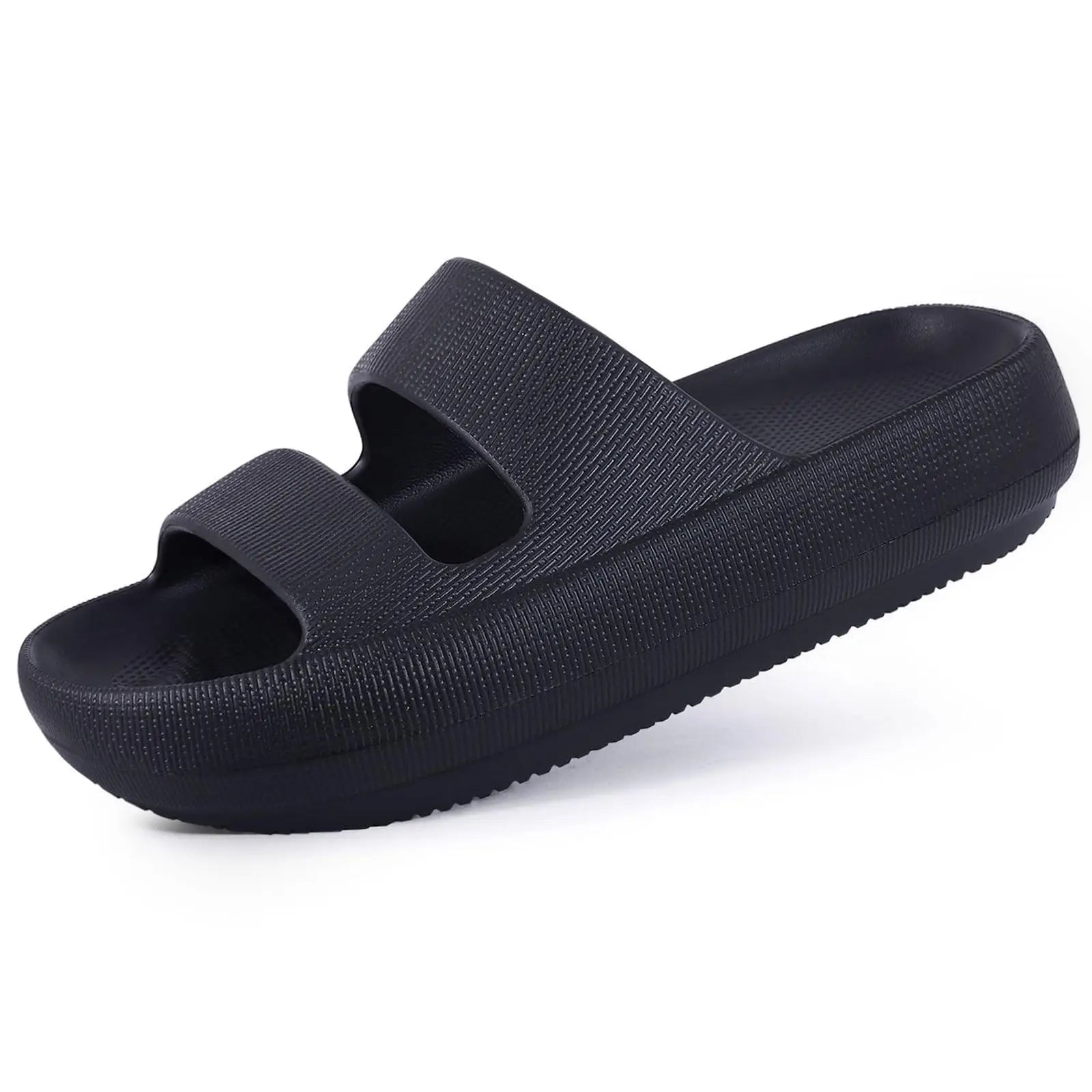 Crestar Orthopedic Slide Sandals for Women Soft Recovery Slip on Sandals Lightweight Summer Cloud Slippers with Arch Support