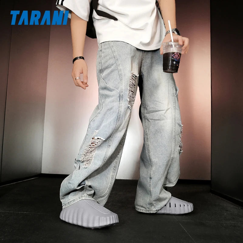 Men's Lightweight Breathable Outdoor Casual Slippers Women's Summer Soft EVA Slides Female Male Couples Outdoor Street Sandals