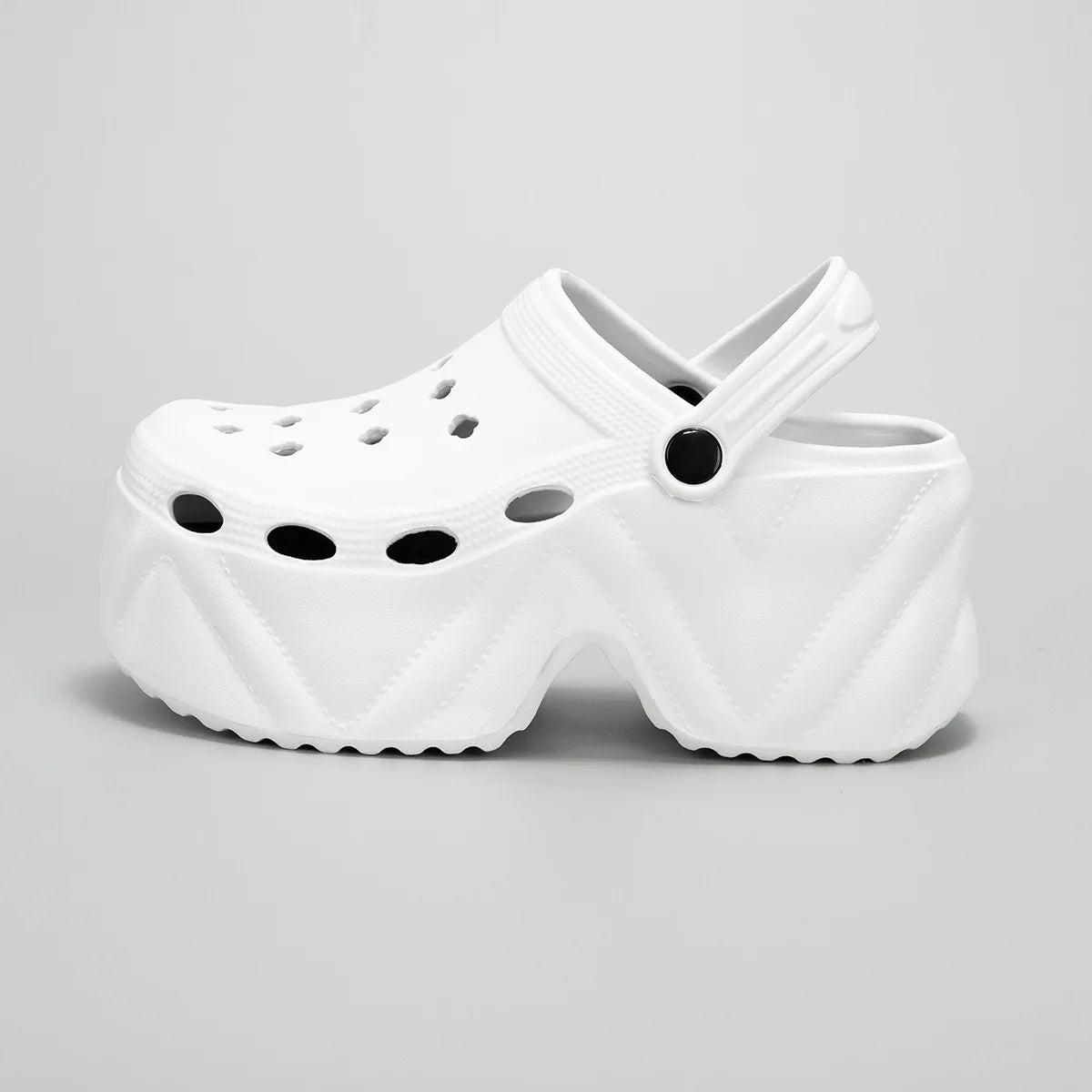 Eva Chunky Platform Sandals for Women Summer Thick Bottom Clogs Slippers Woman Closed Toe Non-Slip Beach Garden Shoes Slide