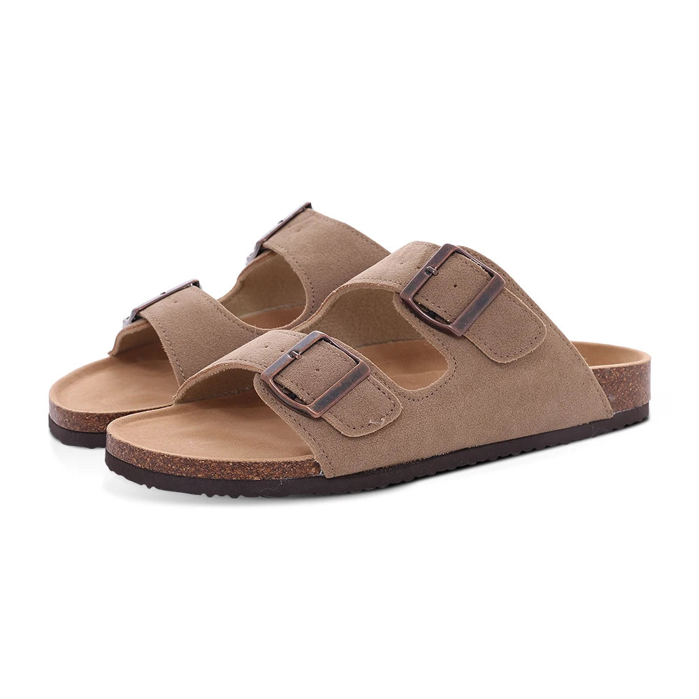 CRACOMIN Women Classic Clogs Cork Footbed Slippers Slip-on Cork Sandals Feamle Unisex Beach Shoes Outdoor Men Mules And Clogs