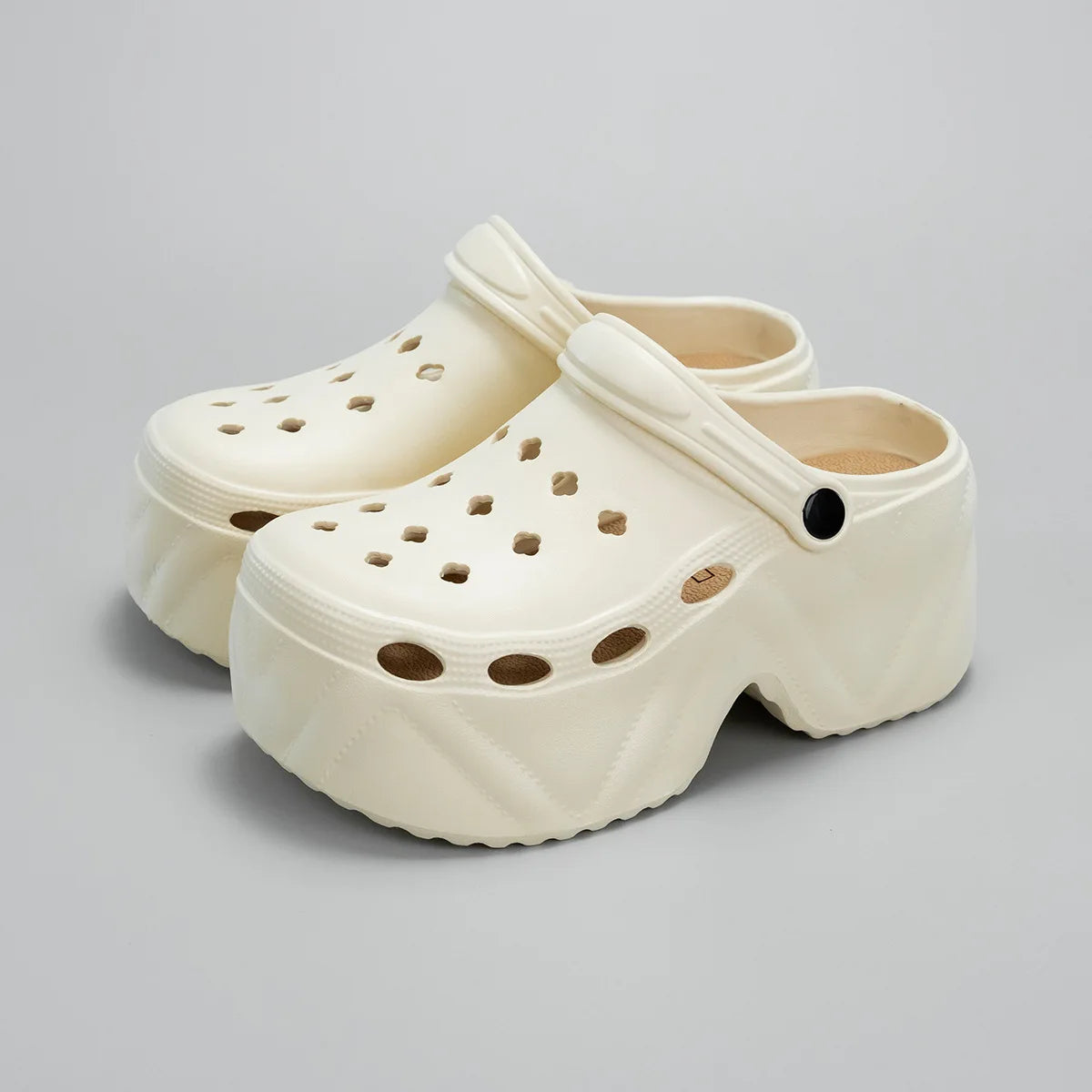 Eva Chunky Platform Sandals for Women Summer Thick Bottom Clogs Slippers Woman Closed Toe Non-Slip Beach Garden Shoes Slide