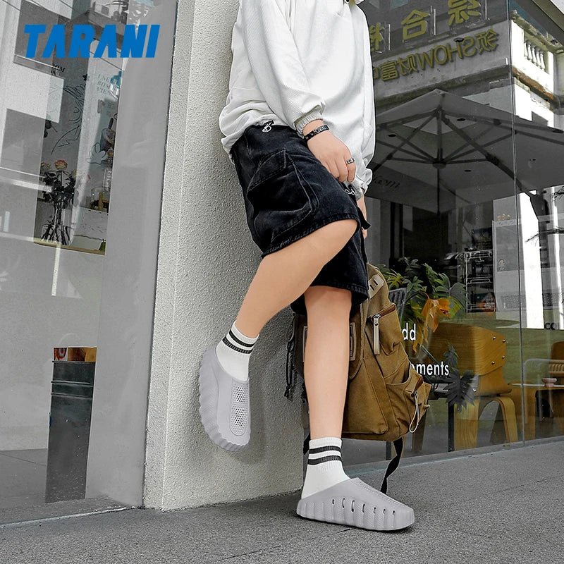 Men's Lightweight Breathable Outdoor Casual Slippers Women's Summer Soft EVA Slides Female Male Couples Outdoor Street Sandals