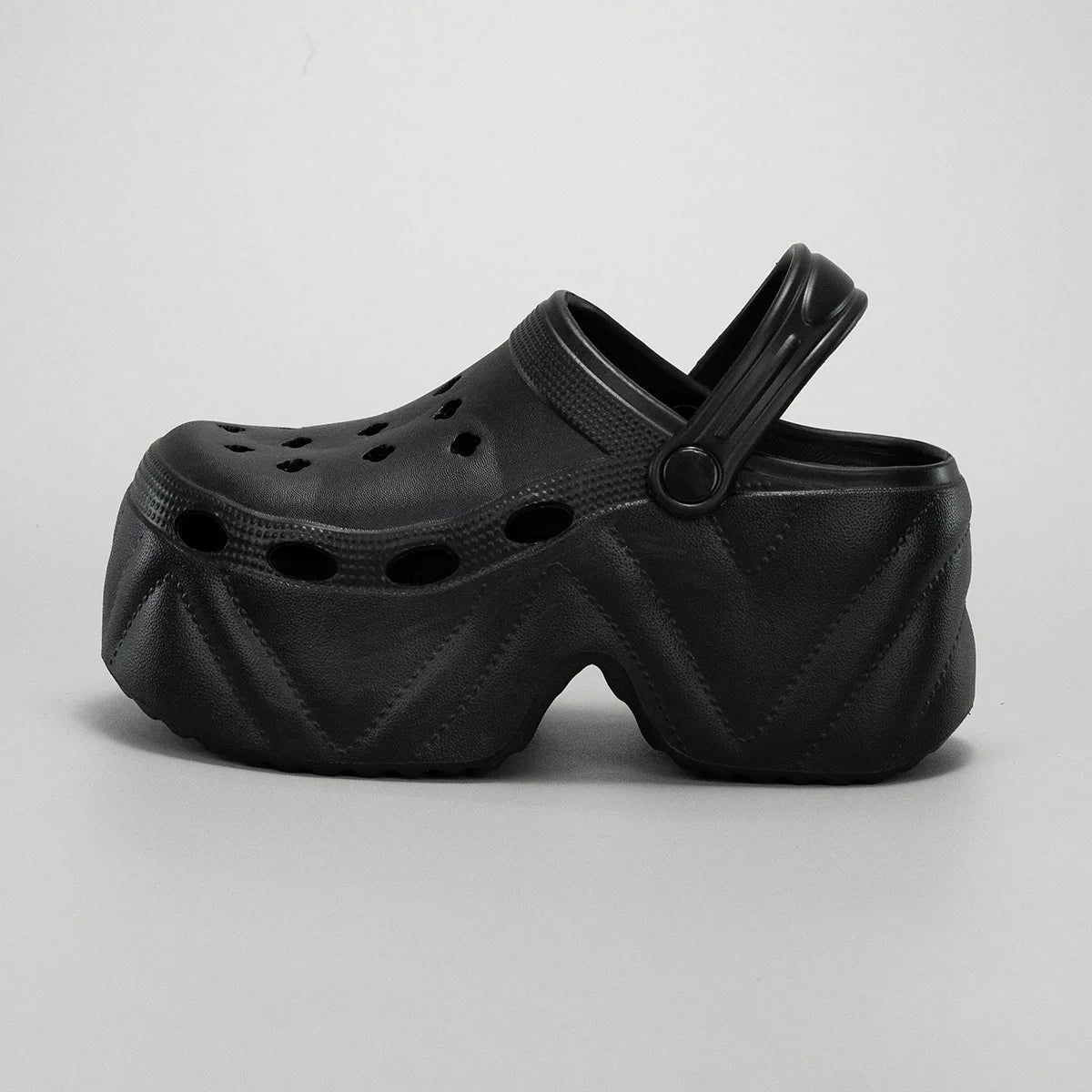 Eva Chunky Platform Sandals for Women Summer Thick Bottom Clogs Slippers Woman Closed Toe Non-Slip Beach Garden Shoes Slide