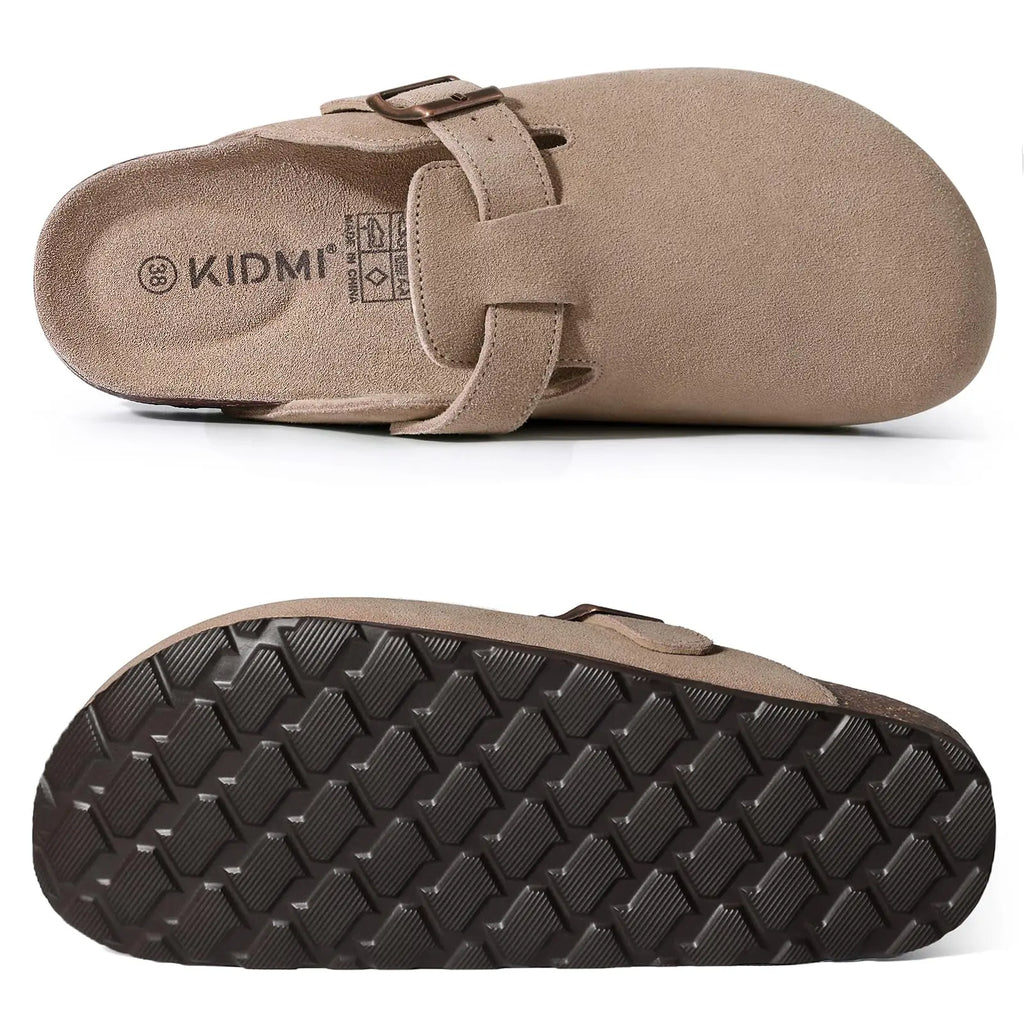 CRACOMIN Women Classic Clogs Cork Footbed Slippers Slip-on Cork Sandals Feamle Unisex Beach Shoes Outdoor Men Mules And Clogs