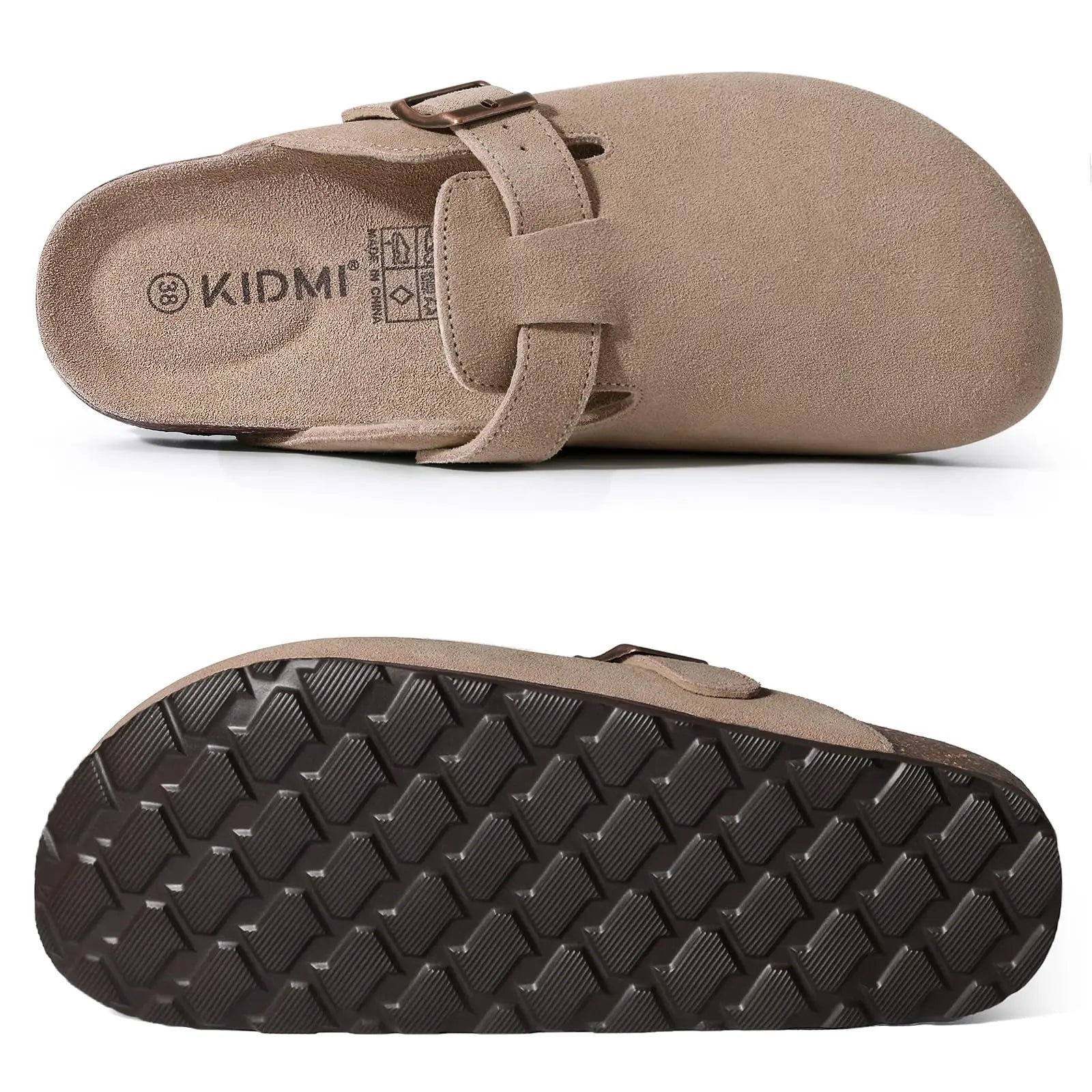 CRACOMIN Women Classic Clogs Cork Footbed Slippers Slip-on Cork Sandals Feamle Unisex Beach Shoes Outdoor Men Mules And Clogs