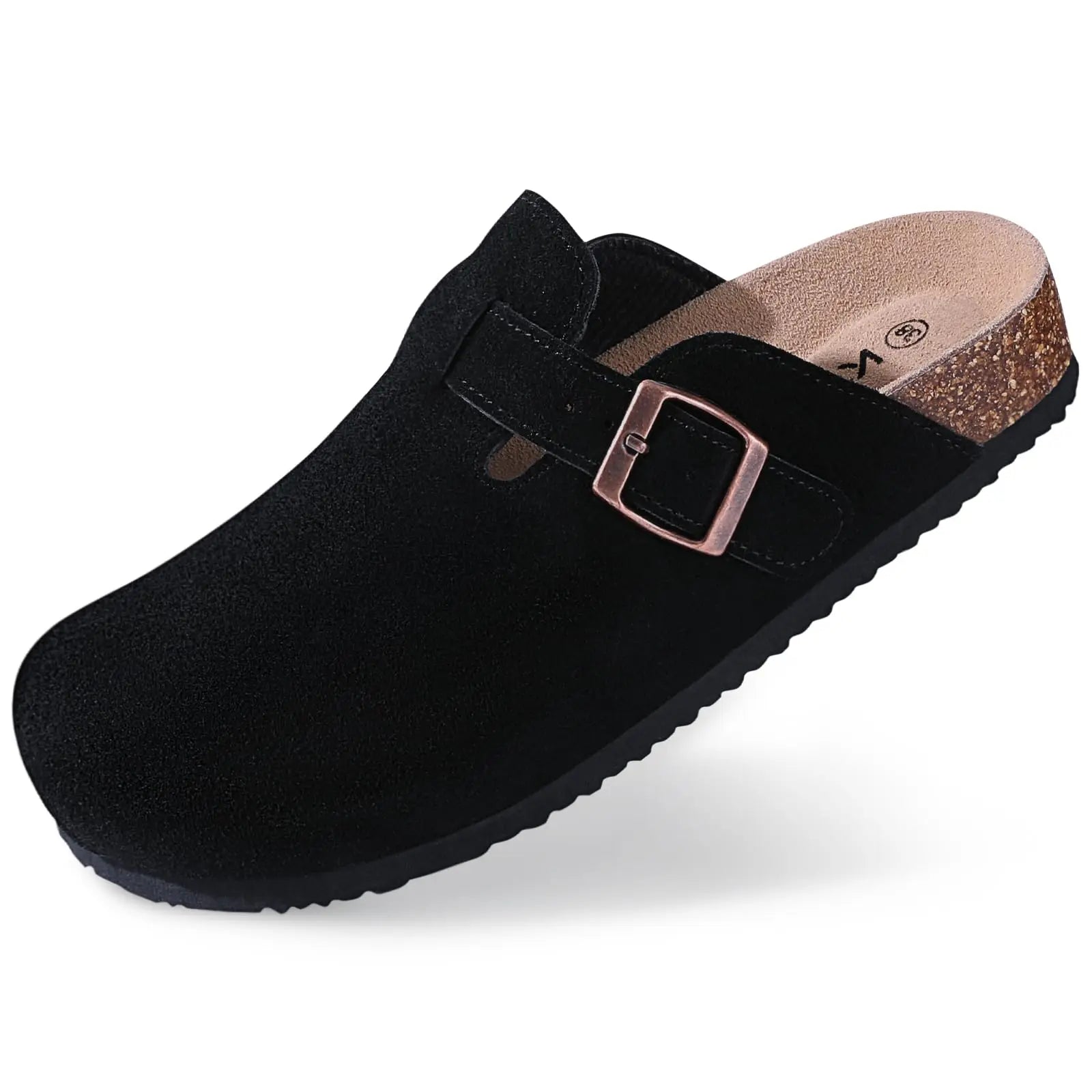 CRACOMIN Women Classic Clogs Cork Footbed Slippers Slip-on Cork Sandals Feamle Unisex Beach Shoes Outdoor Men Mules And Clogs