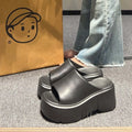 Thick Sole Sandals for Women Home Platform Slippers EVA Non Slip Beach Sandals Summer Lady Slides Soft Sole Wedge Heel Slipper