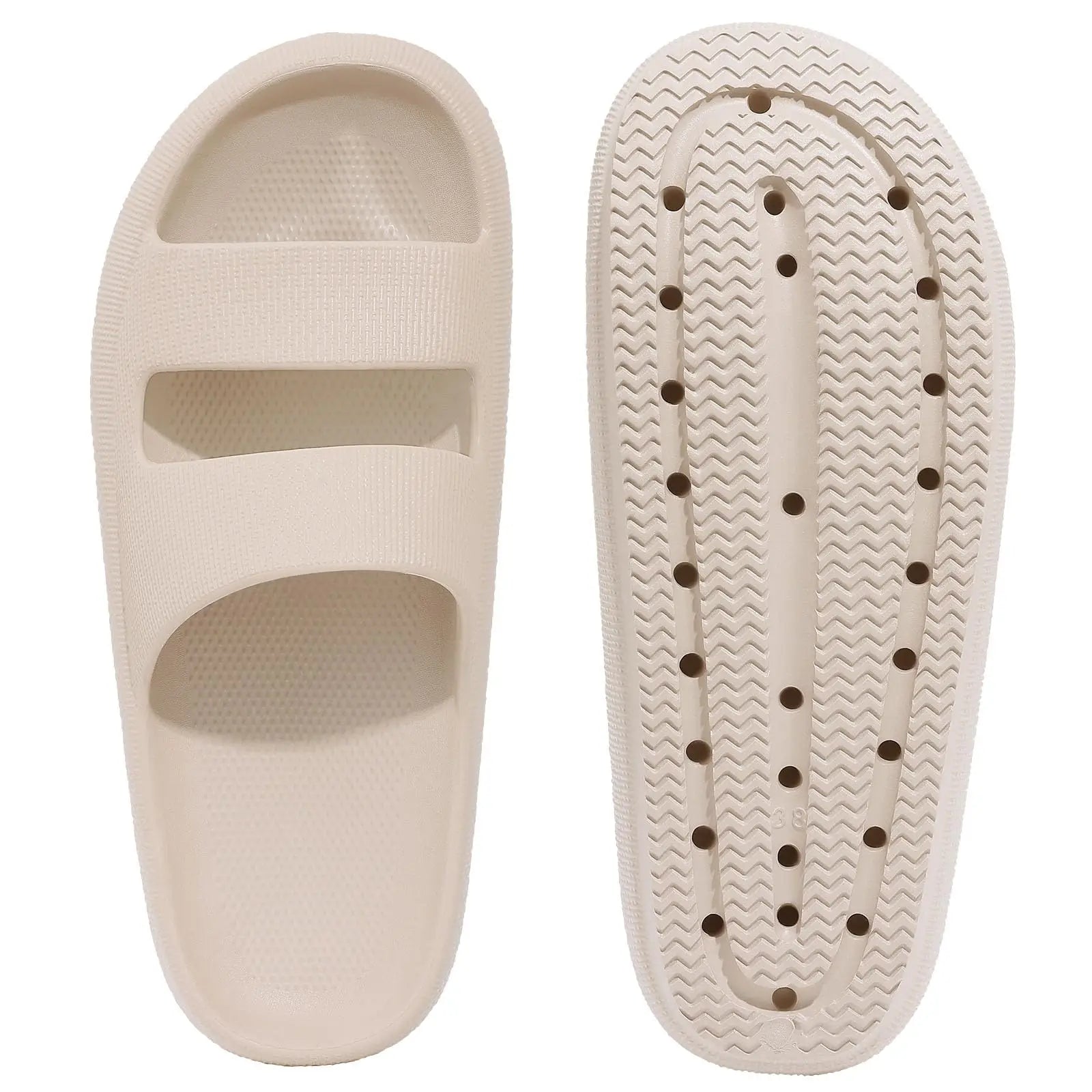 Crestar Orthopedic Slide Sandals for Women Soft Recovery Slip on Sandals Lightweight Summer Cloud Slippers with Arch Support