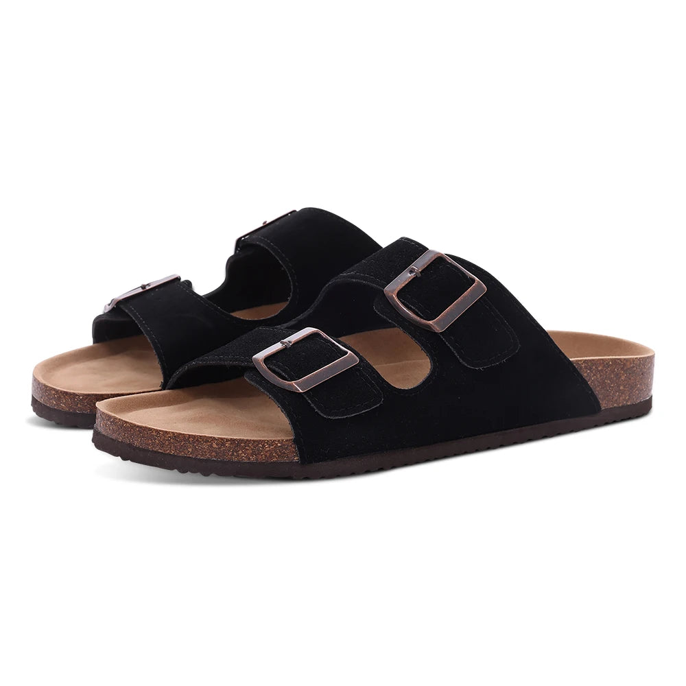 CRACOMIN Women Classic Clogs Cork Footbed Slippers Slip-on Cork Sandals Feamle Unisex Beach Shoes Outdoor Men Mules And Clogs