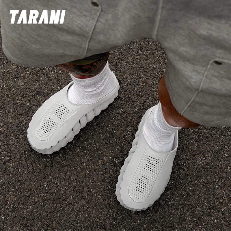Men's Lightweight Breathable Outdoor Casual Slippers Women's Summer Soft EVA Slides Female Male Couples Outdoor Street Sandals