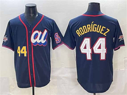 Seattle Mariners American League #44 Julio Rodr¨ªguez Navy 2025 All-Star Edition Limited Stitched Baseball Jersey