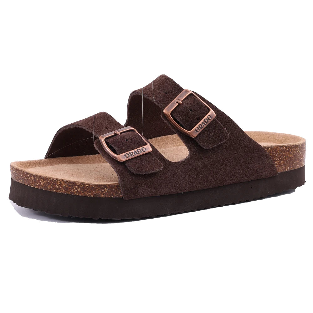 CRACOMIN Women Classic Clogs Cork Footbed Slippers Slip-on Cork Sandals Feamle Unisex Beach Shoes Outdoor Men Mules And Clogs