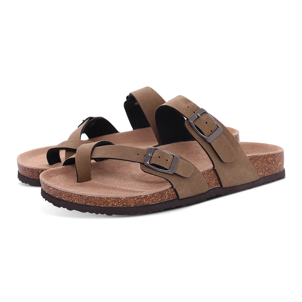 CRACOMIN Women Classic Clogs Cork Footbed Slippers Slip-on Cork Sandals Feamle Unisex Beach Shoes Outdoor Men Mules And Clogs