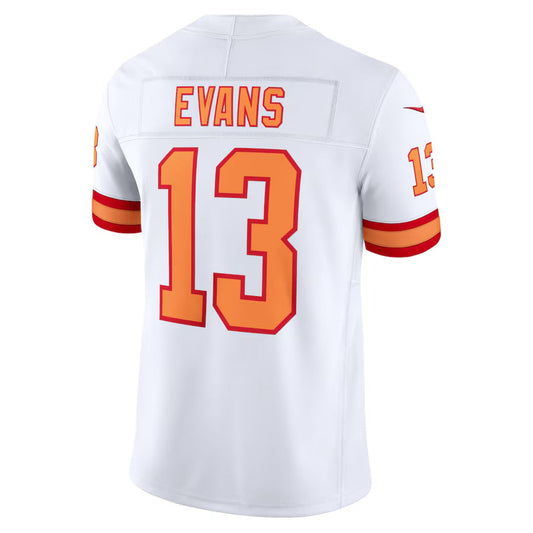 TB.Buccaneers #13 Mike Evans '76 White Vapor F.U.S.E. Player Limited American Football Jerseys