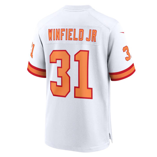 TB.Buccaneers #31 Antoine Winfield Jr. '76 White 50th Season Game American Football Jerseys