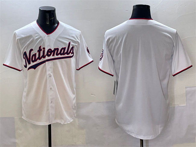 Washington Nationals Blank White Limited Stitched Baseball Jersey