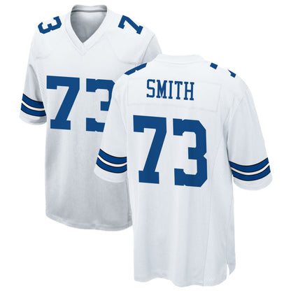Tyler Smith Jerseys White D.Cowboys New Number 73  Football Jerseys